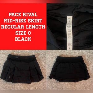 Pace Rival Mid-Rise Skirt - Lululemon
